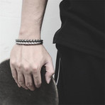 Stainless Steel Bangle // Silver