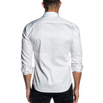 Jared Lang // Denali Long Sleeve Button-Up Shirt // White (L)