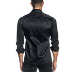 Jared Lang // Positano Long Sleeve Button-Up Shirt // Black (L)