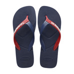 Casual Sandal // Navy Blue + Red (US: 13)
