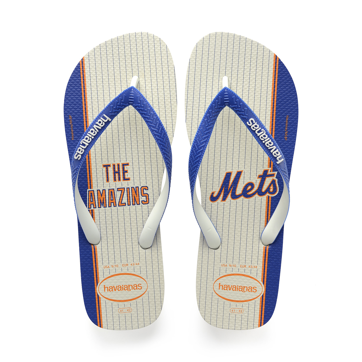 Top MLB Sandal // NY Mets // White + Marine Blue (US: 8) - Havaianas -  Touch of Modern