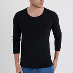 Nile Long Sleeve T-Shirt // Black (2XL)
