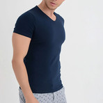 Casual T-Shirt // Navy Blue (M)