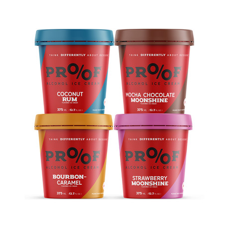 Classic Collection II // 4-Pack Alcohol Ice Cream
