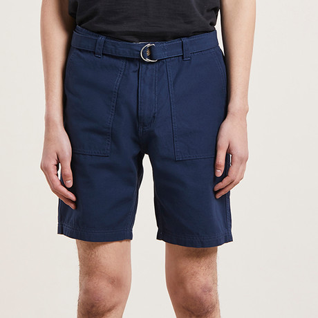 Bengal Belted Cargo Short // Navy (28)