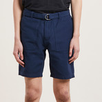 Bengal Belted Cargo Short // Navy (28)