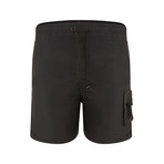 Mozambique Mesh Pocket Swim Shorts // Black (XL)