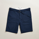 Bengal Belted Cargo Short // Navy (28)