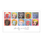 Andy Warhol // Ten Marilyns (White Background) // 1997 Offset Lithograph