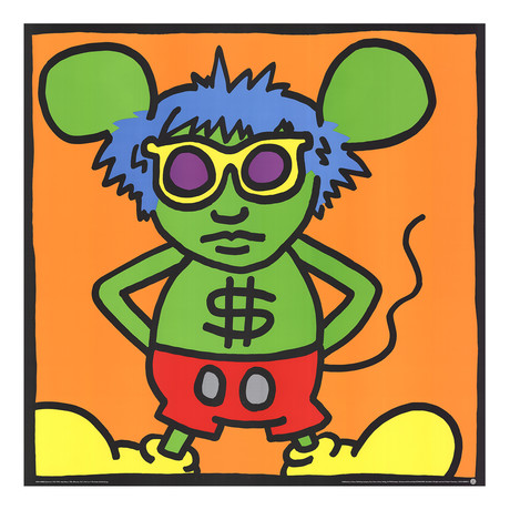 Andy Mouse, Dollar Sign // Keith Haring