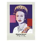 Andy Warhol // Queen Elizabeth II of England from Reigning Queens // 1986 Offset Lithograph