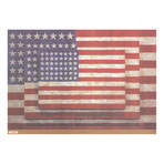 Jasper Johns // Three Flags // 2004 Offset Lithograph
