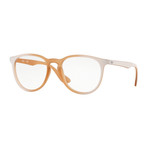 Women's 0RX7046 Teardrop Optical Frames // Orange + White