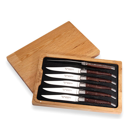 Wengewood Table Knives // Set of 6