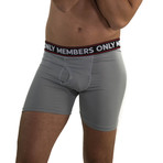 3 Pack Athletic Boxer Brief // Black + White + Gray (S)