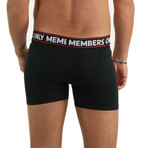 3 Pack Athletic Boxer Brief // Black + Gray + Striped (M)