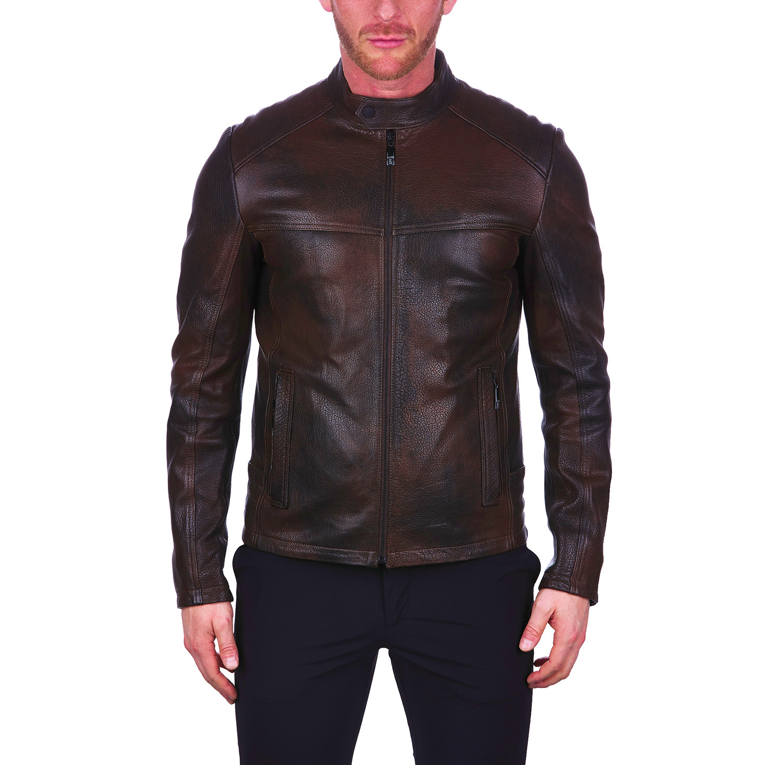 Hammer Leather Jacket // Brown (S) - Maceoo - Touch of Modern