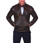 Hammer Leather Jacket // Brown (S)