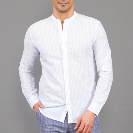 Jameson Button-Up Shirt // Light Blue (S)