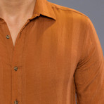 Andrew Button-Up Shirt // Camel (S)