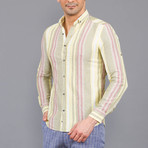 Robert Linen Shirt // Yellow (L)