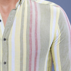 Robert Linen Shirt // Yellow (M)