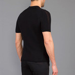 Gabriel Tricot Linen T-Shirt // Black (S)