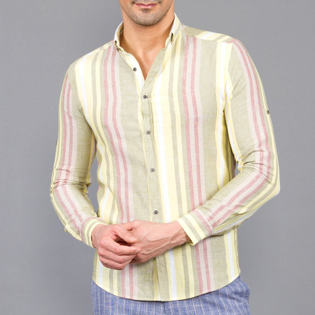 Robert Linen Shirt // Yellow (S)