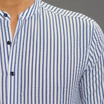 Jameson Button-Up Shirt // Dark Blue (M)