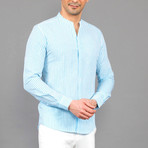 Jameson Button-Up Shirt // Turquoise (S)