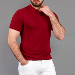 Gabriel Tricot T-Shirt // Claret Red (S)