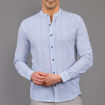 Jameson Button-Up Shirt // Dark Blue (L)