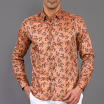 Marcus Button-Up Shirt // Salmon (XL)