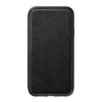 Rugged Folio // Black Leather (iPhone XR)