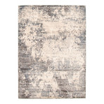 Oregon Abstract // Ivory + Gray (5'11"L x 3'11"W)