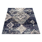 Morocco Mosaique Rug // Blue (7'3"L x 5'3"W)