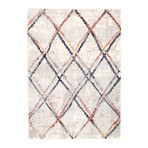 Morocco Abstract Rug // Ivory (7'3"L x 5'3"W)