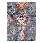 Morocco Mosaique Rug // Blue + Multi (7'3"L x 5'3"W)