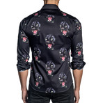 Jared Lang // Jasper Button-Up // Black (M)