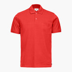 Breeze Polo Shirt // Red Alert (M)