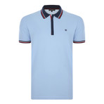Steven Short Sleeve Polo Shirt // Blue (XL)
