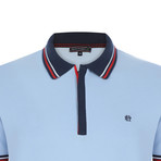 Steven Short Sleeve Polo Shirt // Blue (XL)