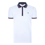 Arsenio Short Sleeve Polo Shirt  // White (L)