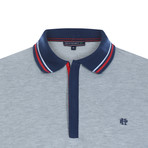 Jerry Short Sleeve Polo Shirt  // Gray Melange (XS)