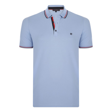 Anthony Short Sleeve Polo Shirt  // Blue (XS)