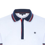 Arsenio Short Sleeve Polo Shirt  // White (L)