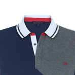 Raul Short-Sleeve Polo Shirt // Navy (S)