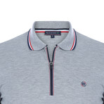 Victor Short Sleeve Polo Shirt  // Gray Melange (L)