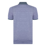 Germaine Short Sleeve Polo Shirt // Sax (L)