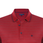 Bob Short Sleeve Polo Shirt // Bordeaux (XS)